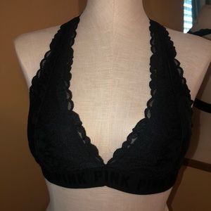 black pink bralette